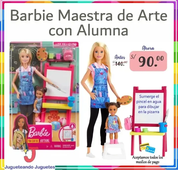 Barbie maestra 2024 de arte