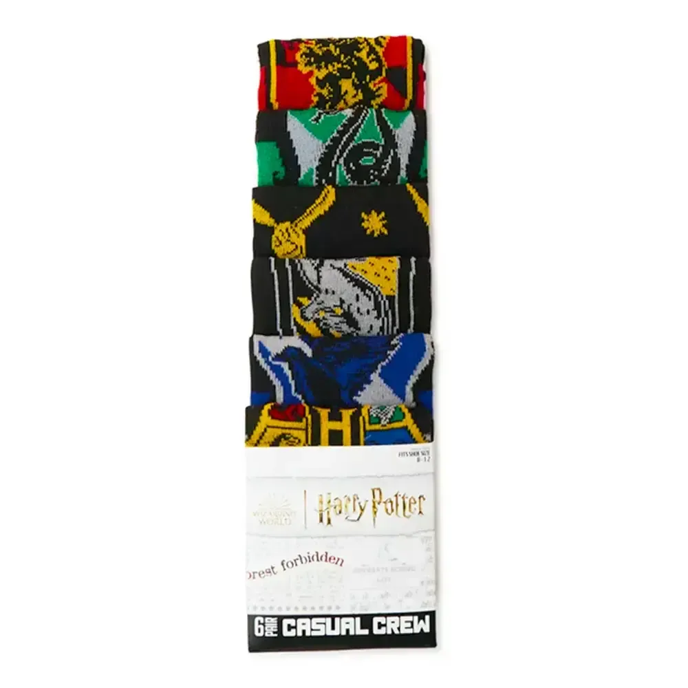 6 Pack Calcetas Harry Potter
