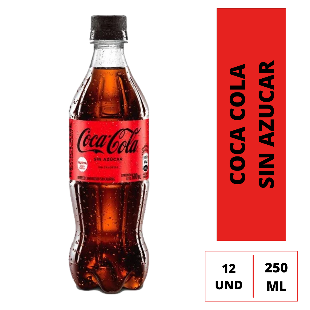 Coca Cola 250ml Sin Azucar