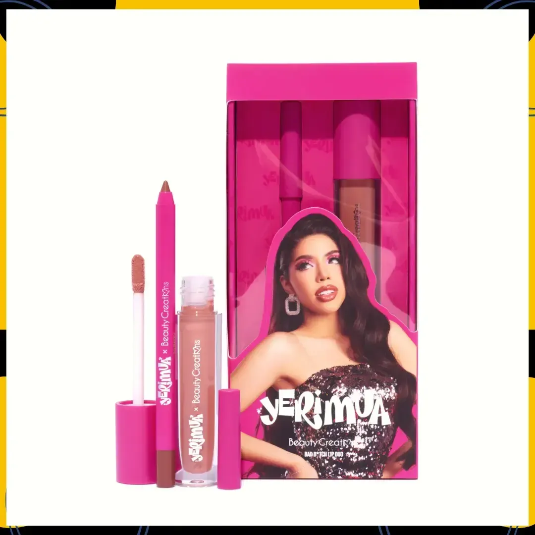 DÚO DE LABIALES BAD B*TCH YERI MUA - BEAUTY CREATIONS 