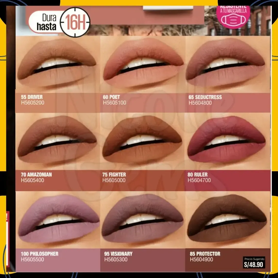 LABIALES SUPERSTAY MATTE INK 24HRS - MAYBELLINE 
