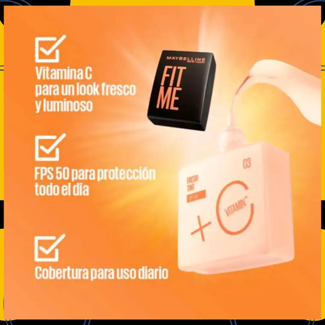 BASE FIT ME FRESH TINT +C - MAYBELLINE 