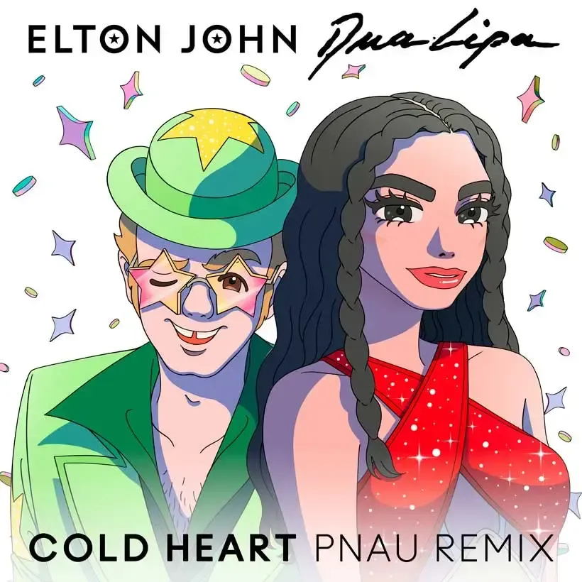 Cold Heart CD Elton John Ft. Dua Lipa Autografiado