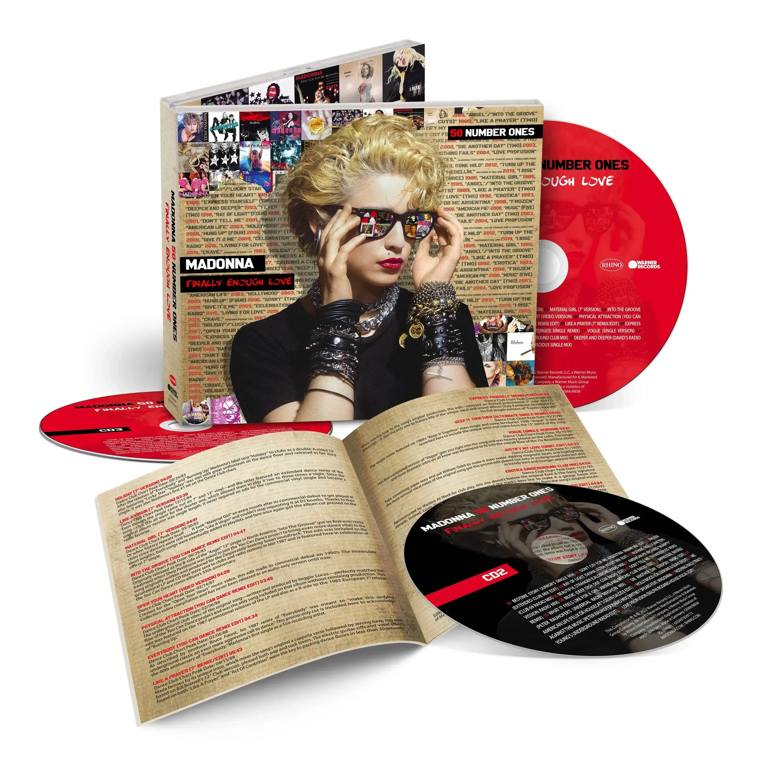 Finally Enough Love 50 Number Ones CD Edición Limitada Madonna 