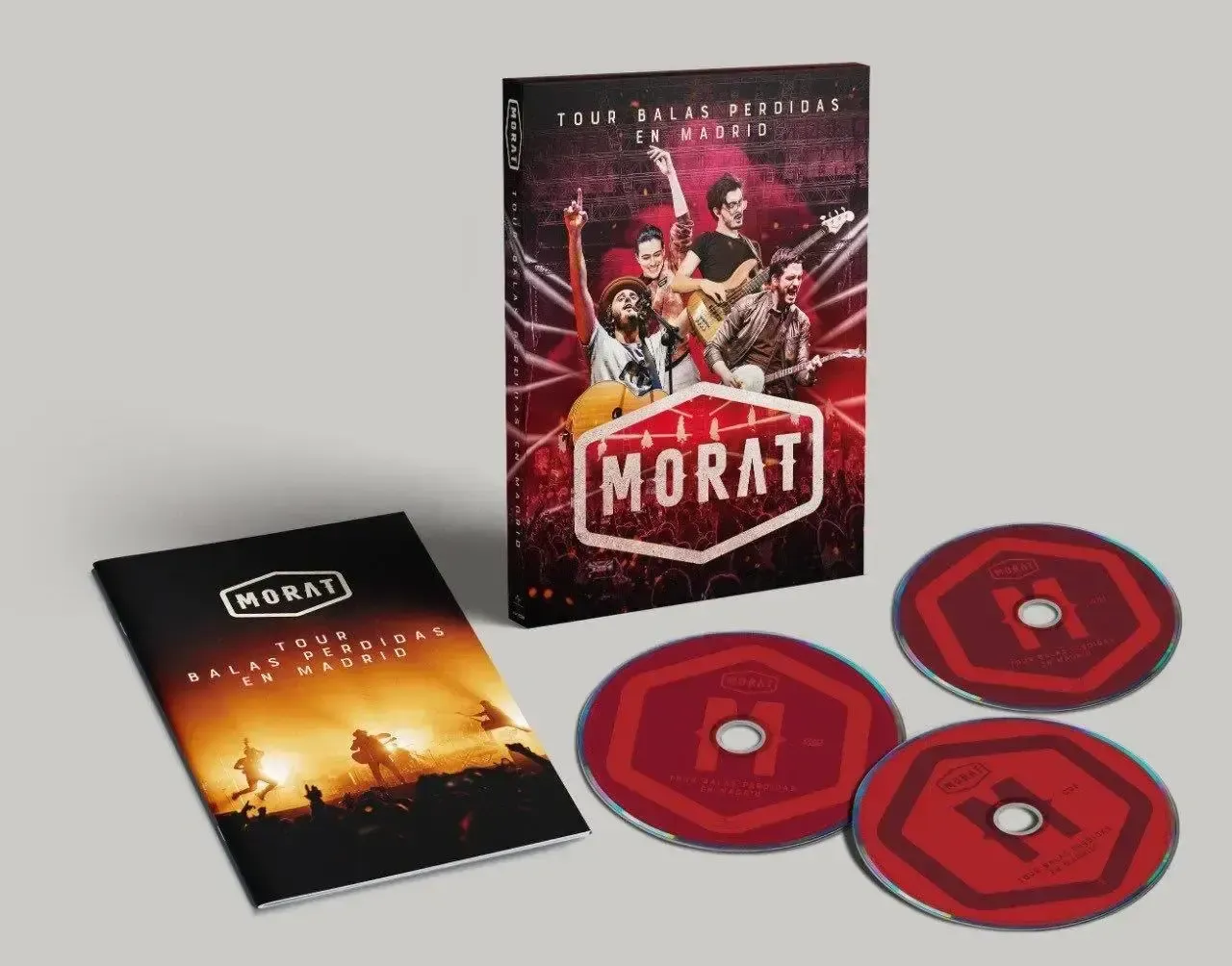 Tour Balas Pérdidas En Madrid DVD Autografiado Morat