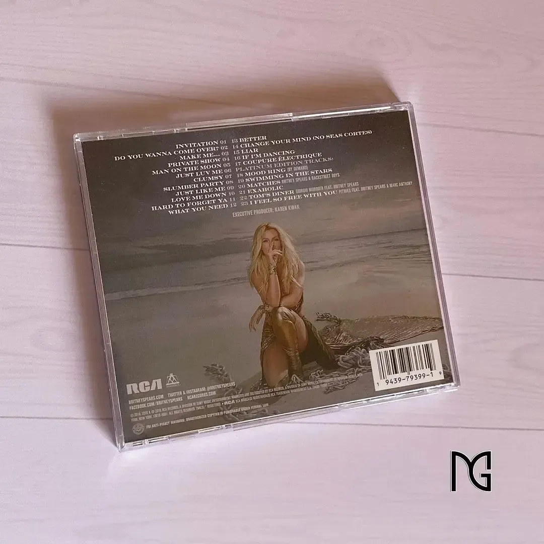Glory CD Edición Platinum Edition Fan Made Britney Spears 