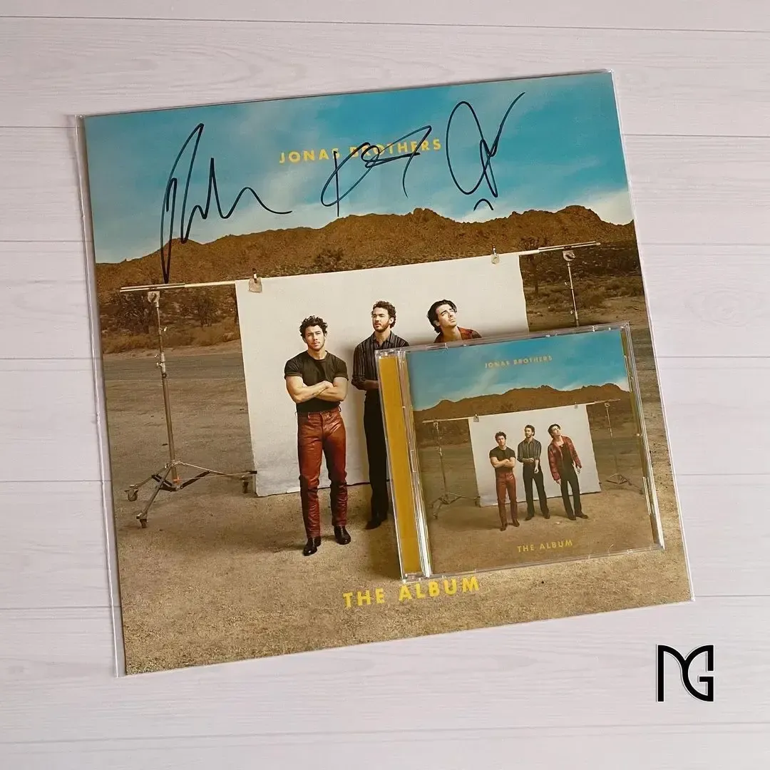 Pack The Album Uk Autografiado Jonas Brothers 