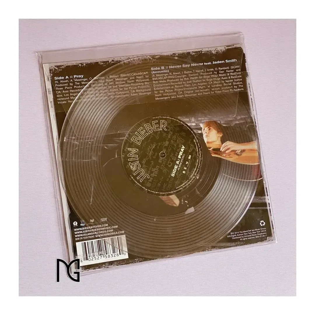 Never Say Never Vinyl Edición Limitada Justin Bieber 