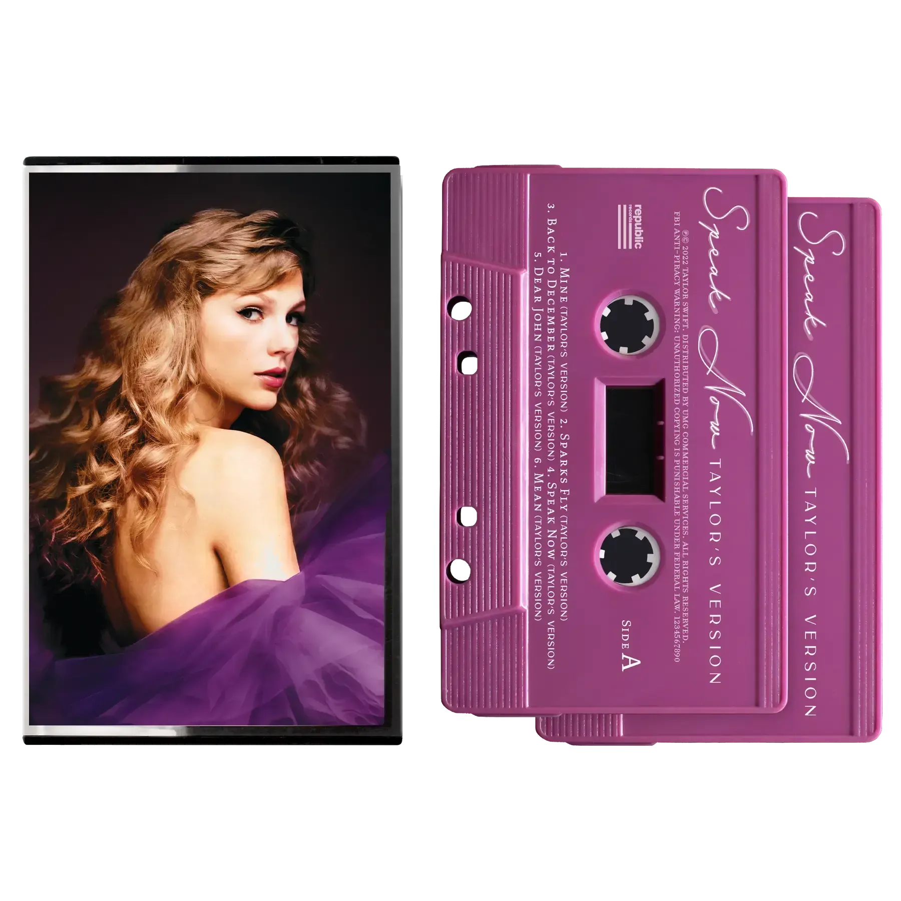 Speak Now Taylor's Version Cassette Edición Limitada Taylor Swift 
