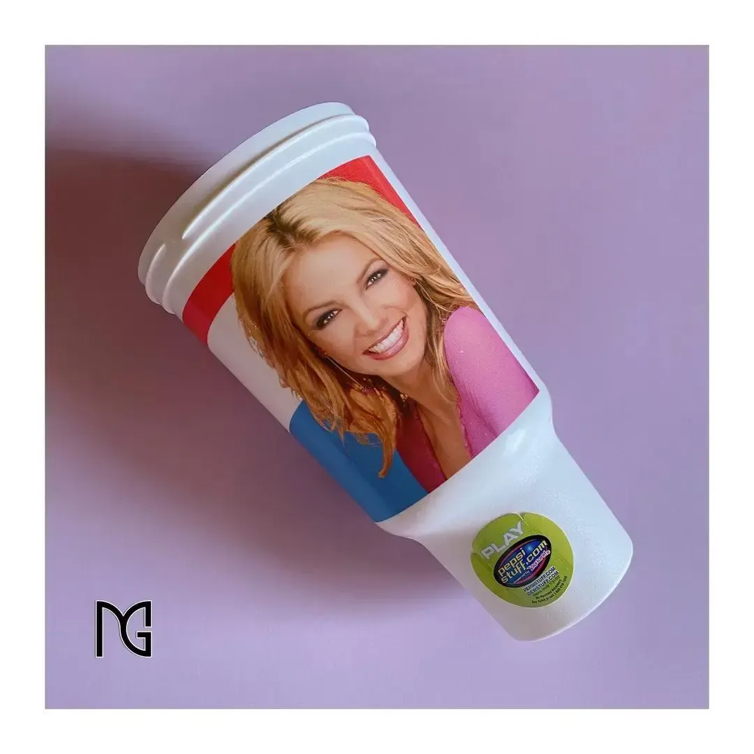 Vaso Promocional Pepsi 2001-2002 Britney Spears 