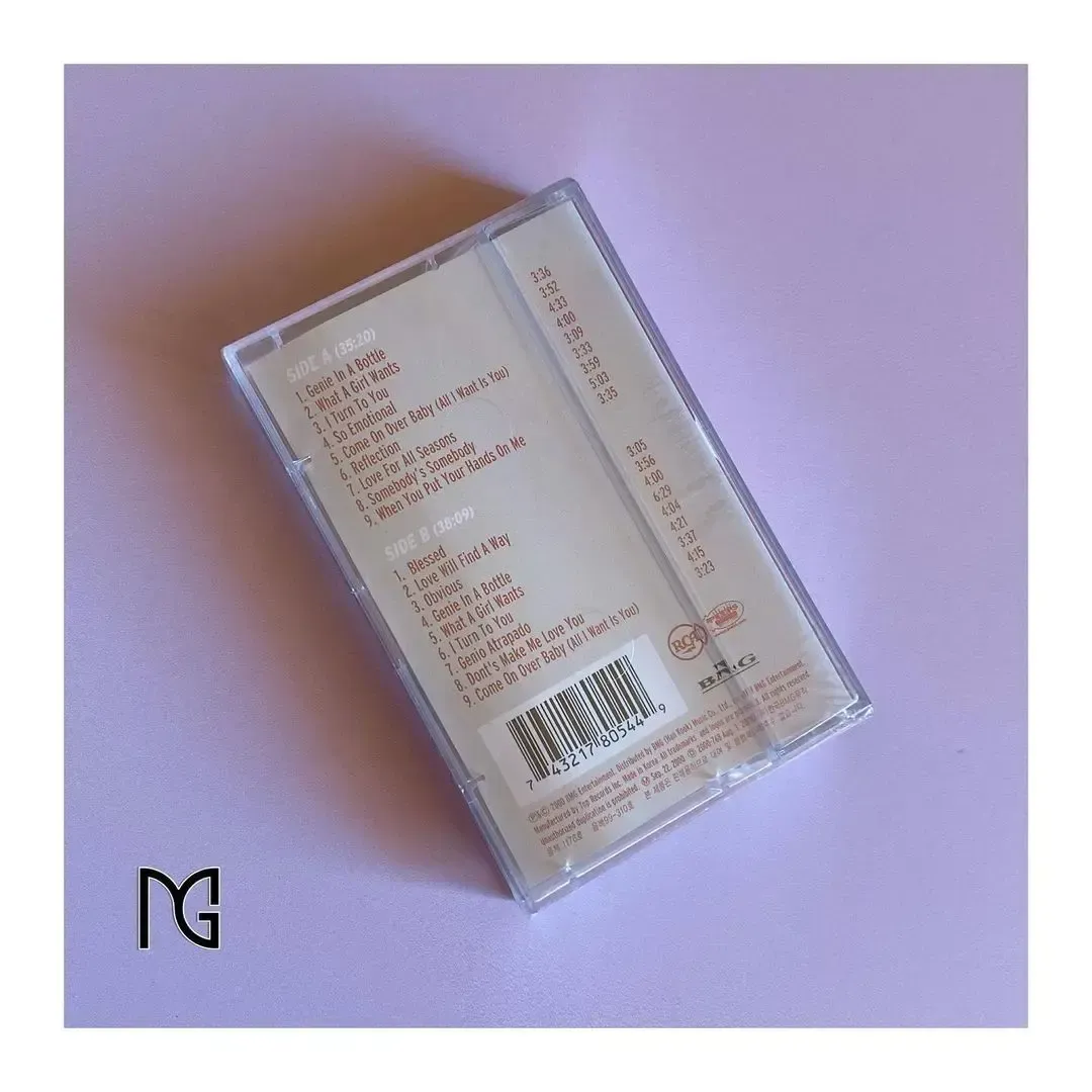 Christina Aguilera Cassette Christina Aguilera 