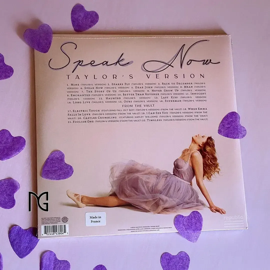 Speak Now Vinyl Edición Violet Marbled Taylor Swift 