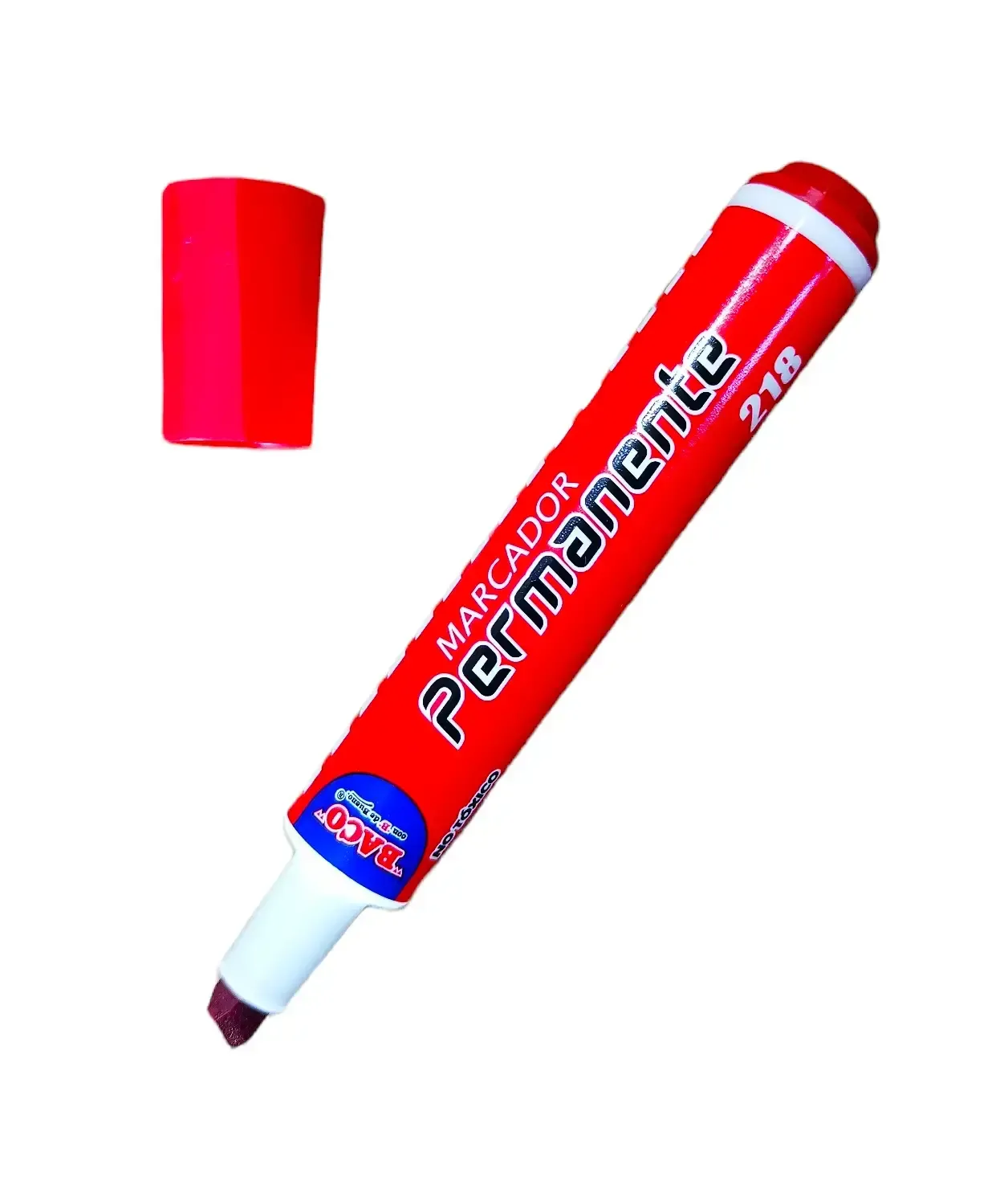 100003 marcador permanente rojo c/12