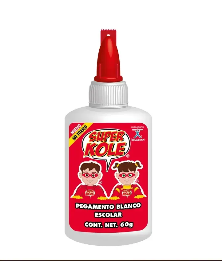 651037 pegamento kole 60gr con 12 pzas