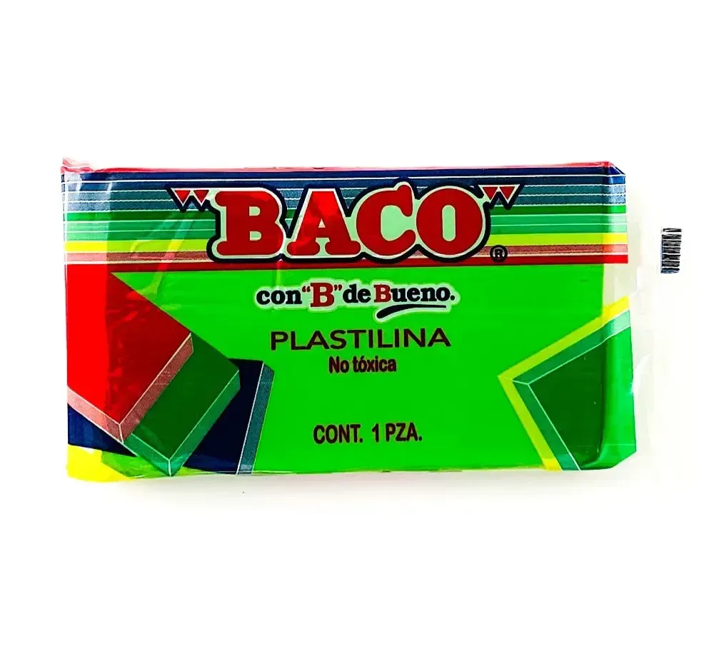 964684 plastilina baco verde limon 