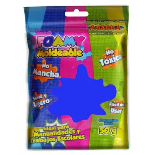 520503 foamy moldeable azul rey