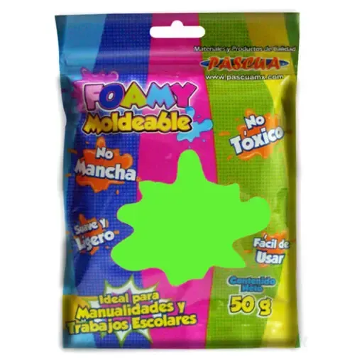 520626 foamy moldeable verde limon