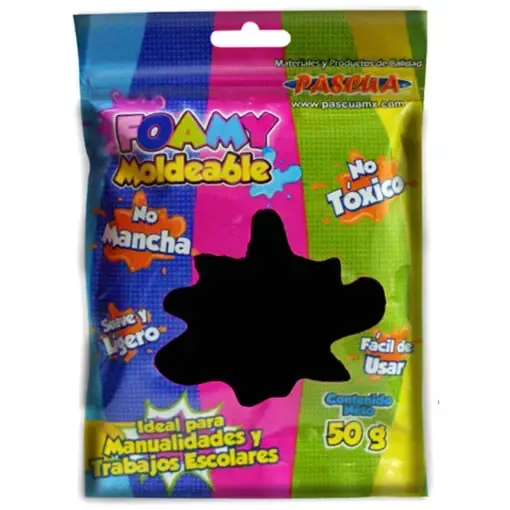 520527 foamy moldeable negro