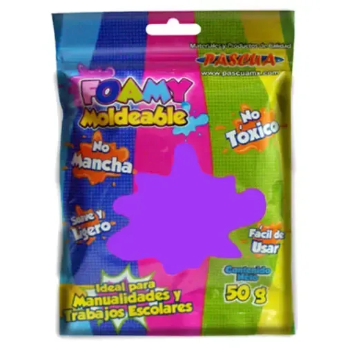 520572 foamy moldeable morado