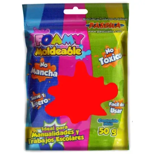 520480 foamy moldeable rojo 