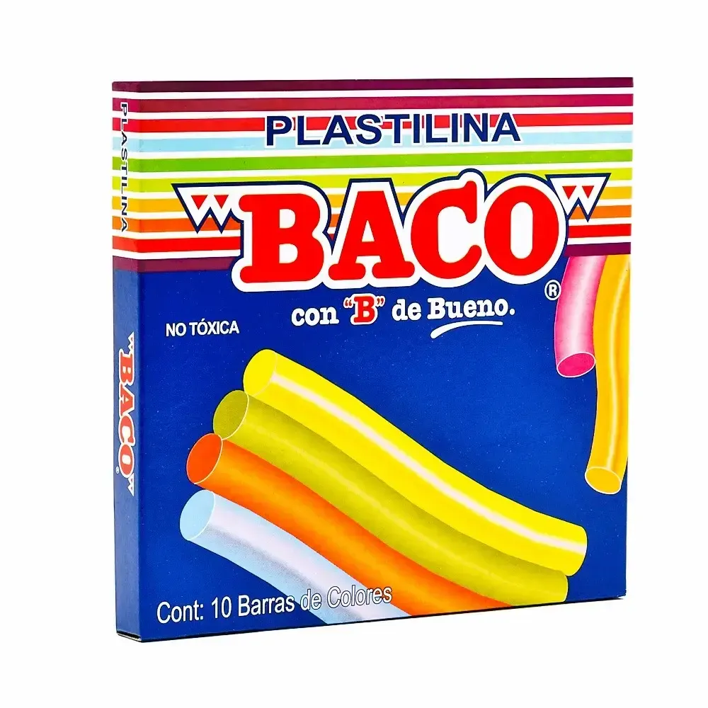 750000 plastilina c/10 barritas clasica pieza