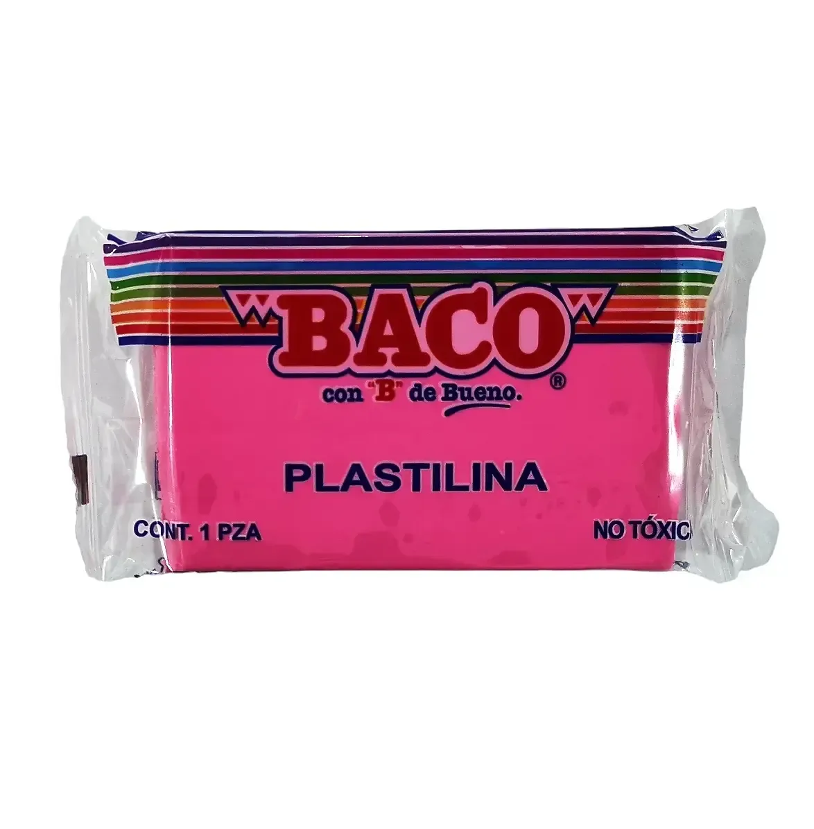 964738 plastilina rosa mexicano en barra 