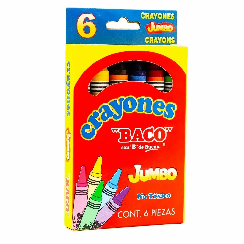 965476 crayones jumbo con 6