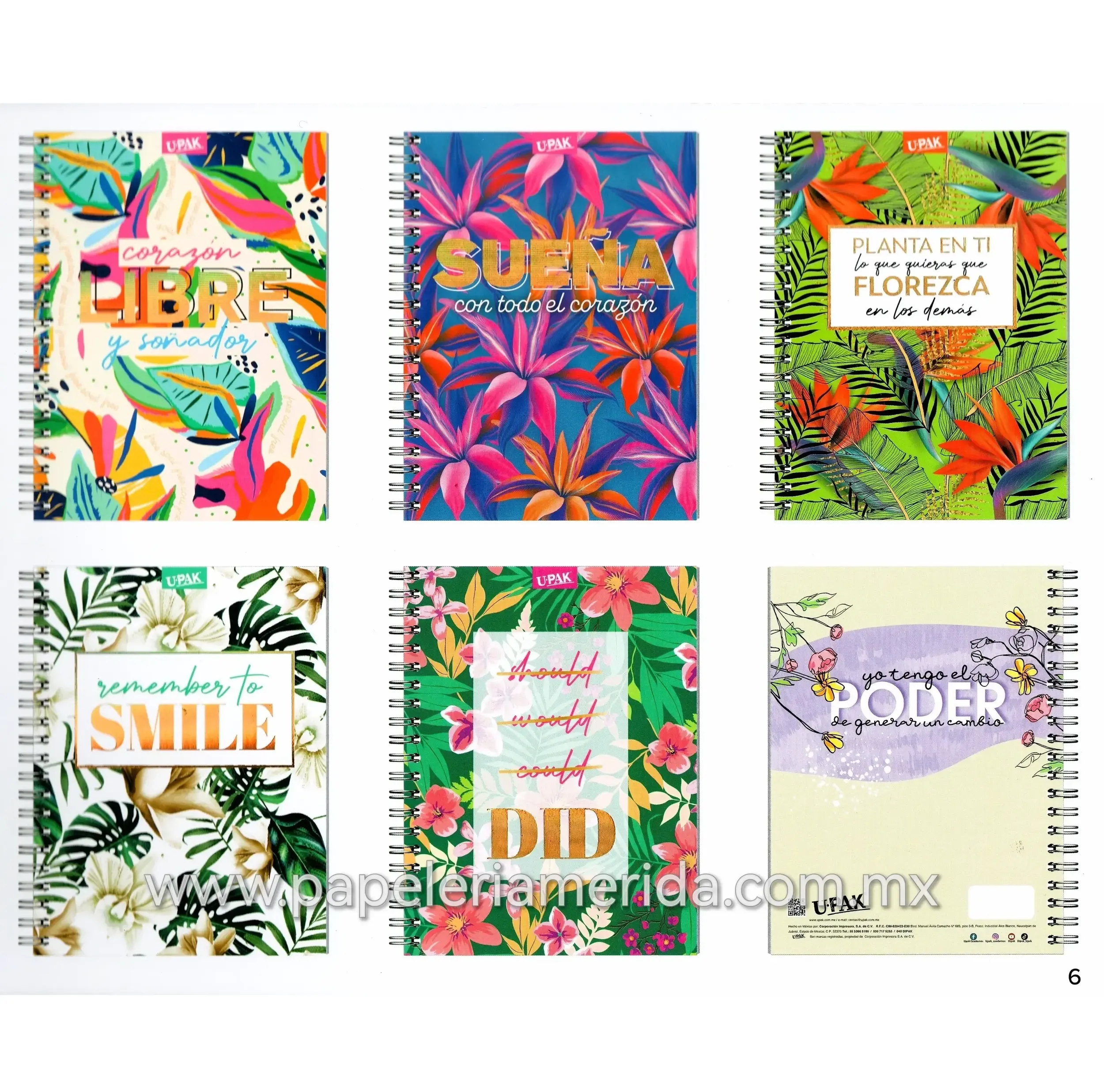 048262 cuaderno 100h flor tropical cuadro 7