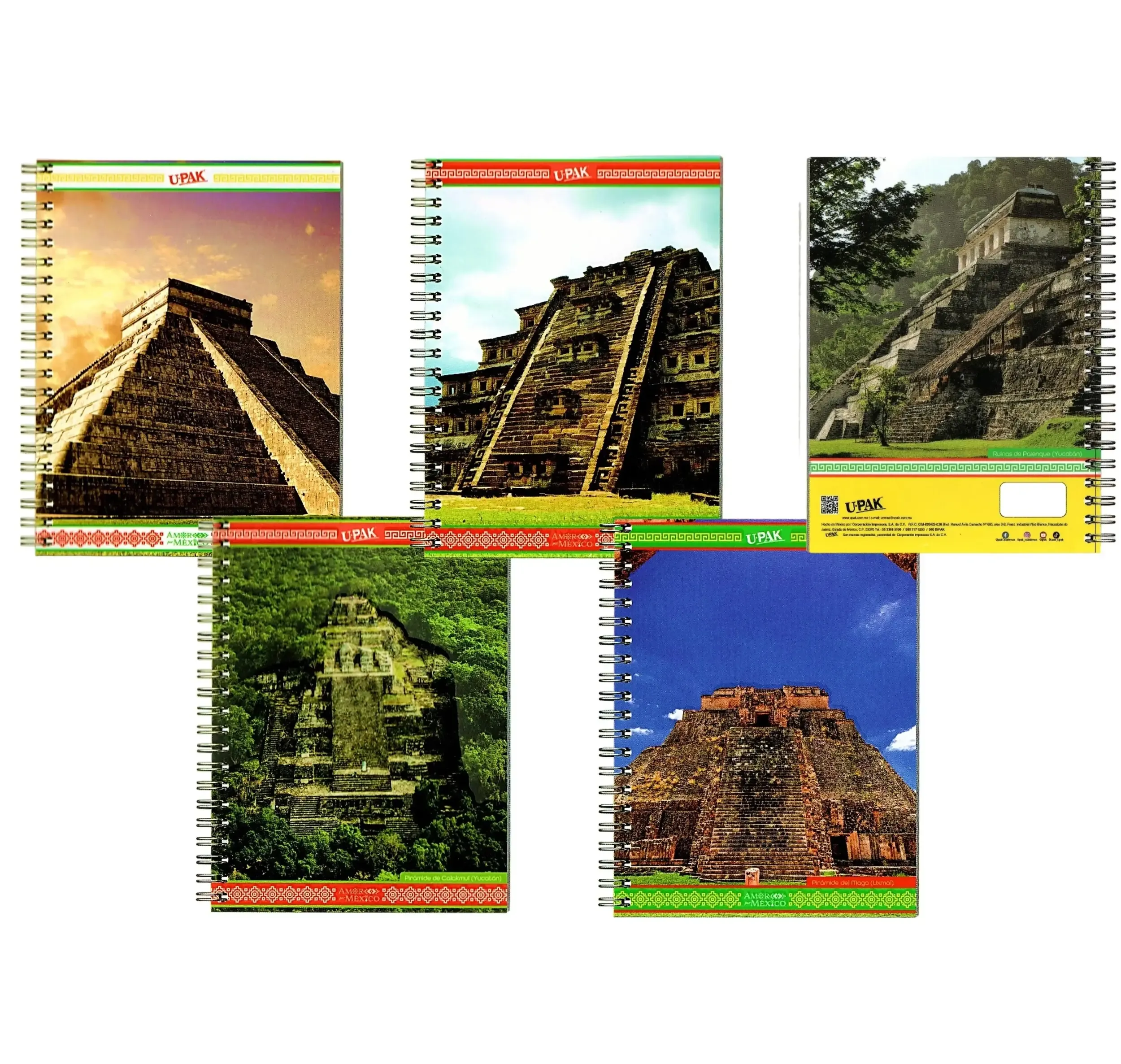 048750 cuaderno 100h C-7 PD piramides profesional 1 pza