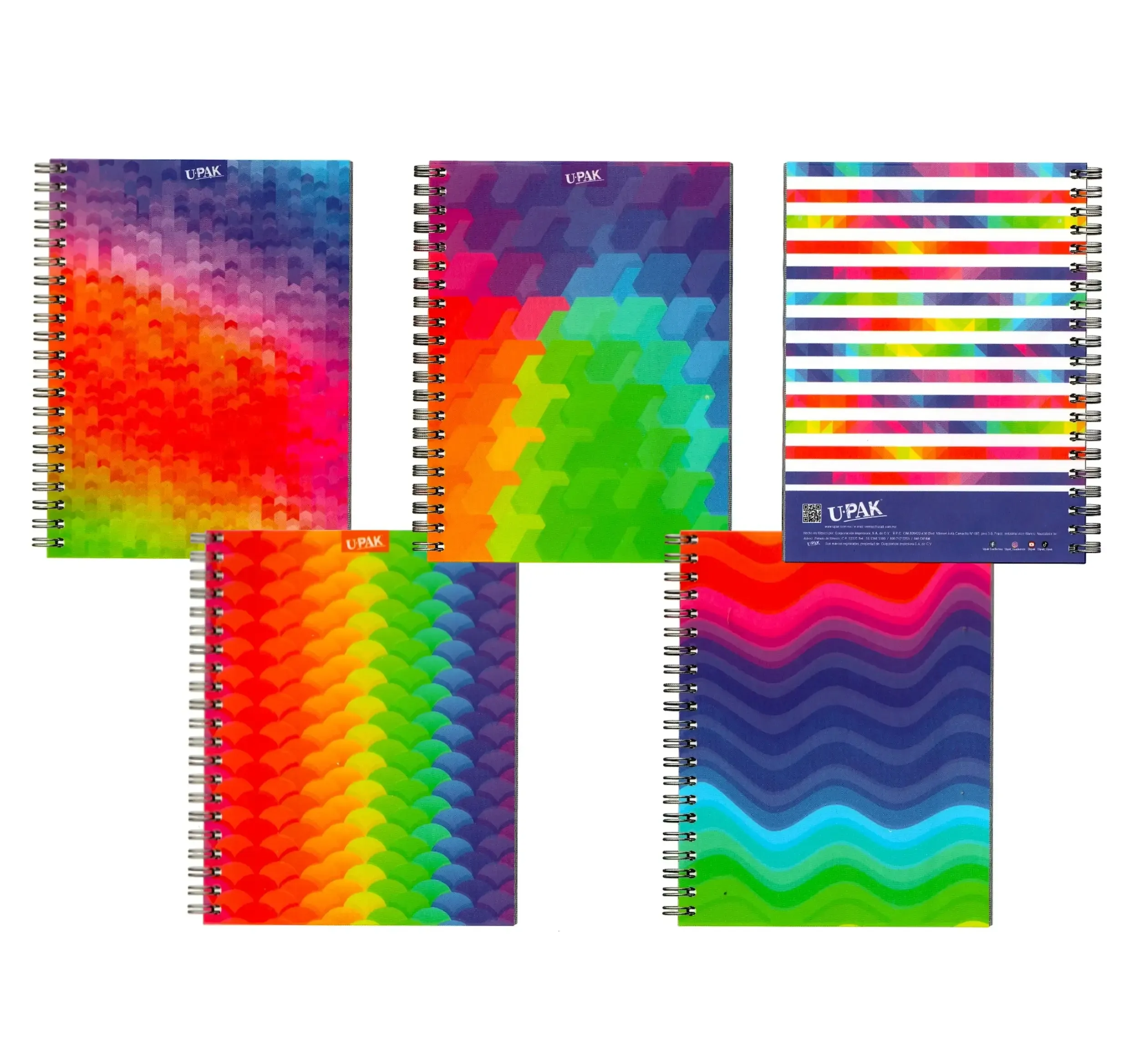 048767 cuaderno 100h C-7 PD color profesional 1 pza