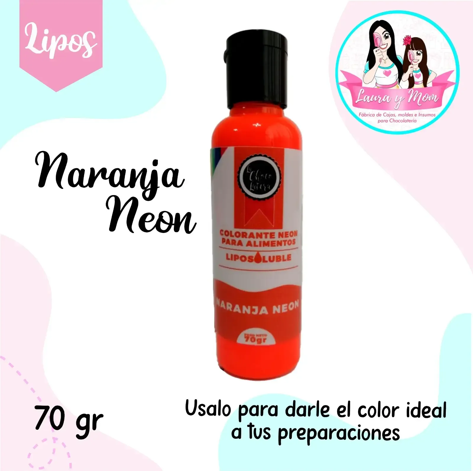Liposoluble naranja neón 