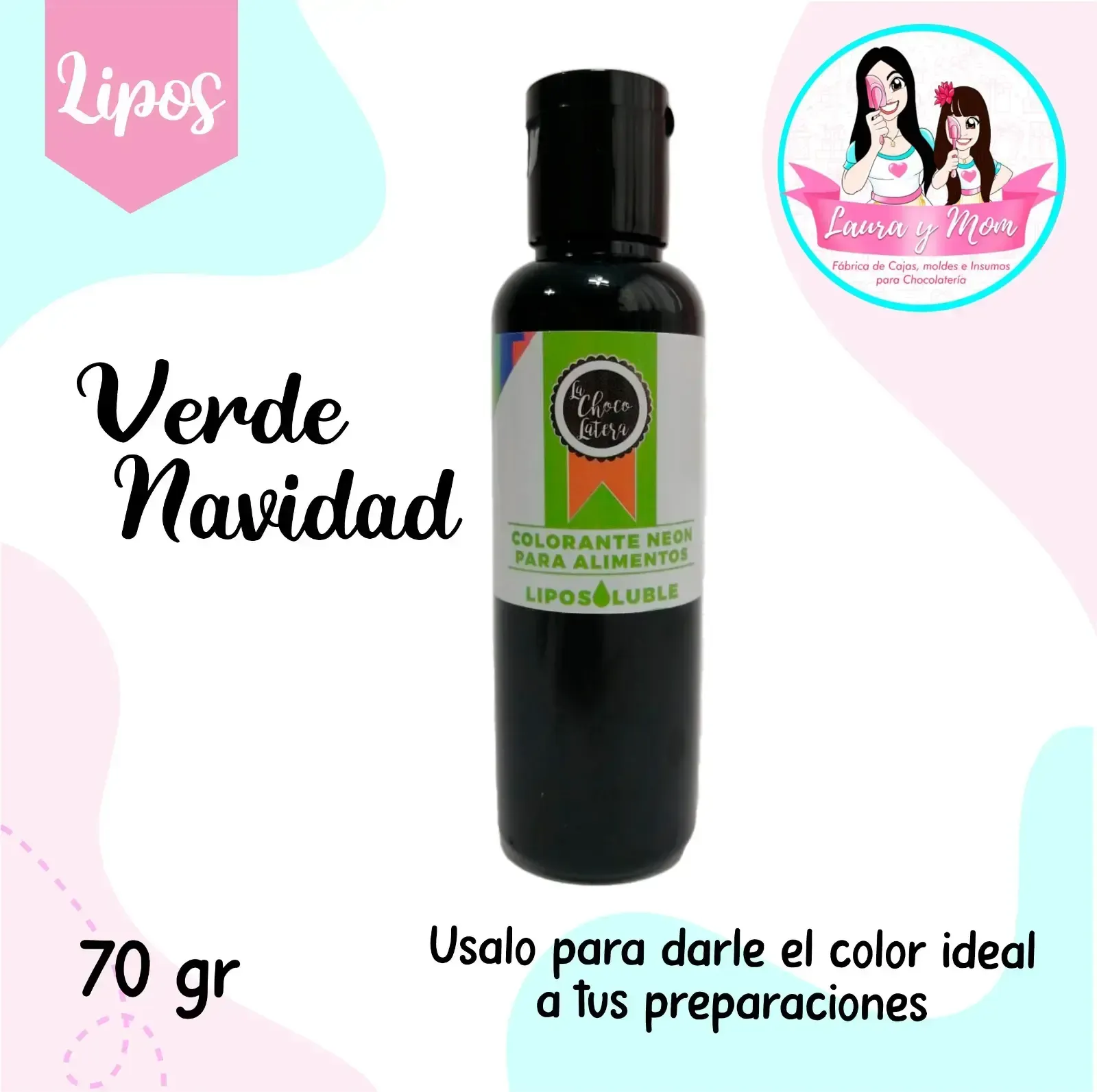 Liposoluble verde Navidad 