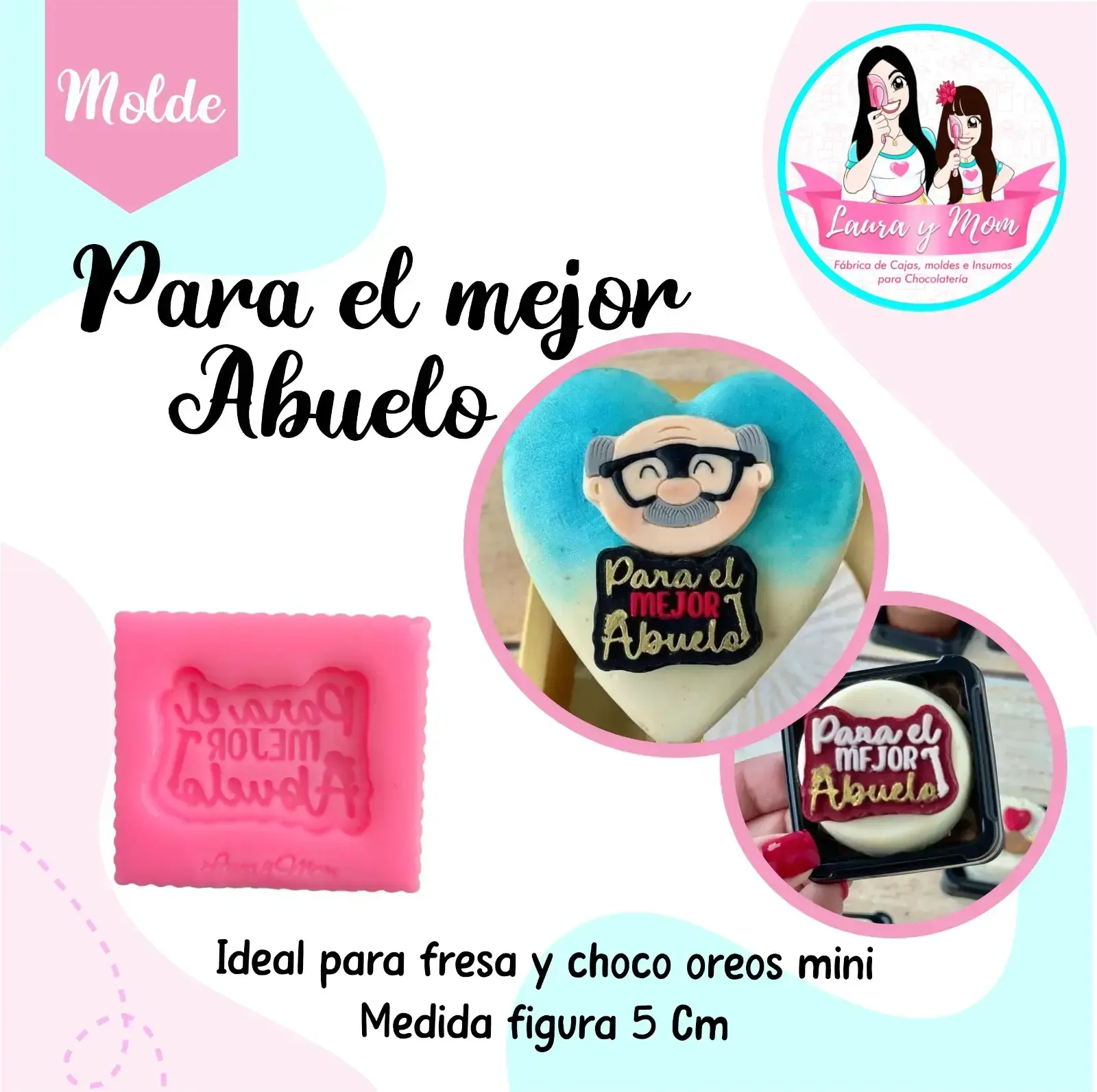 Molde para el mejor abuelo 