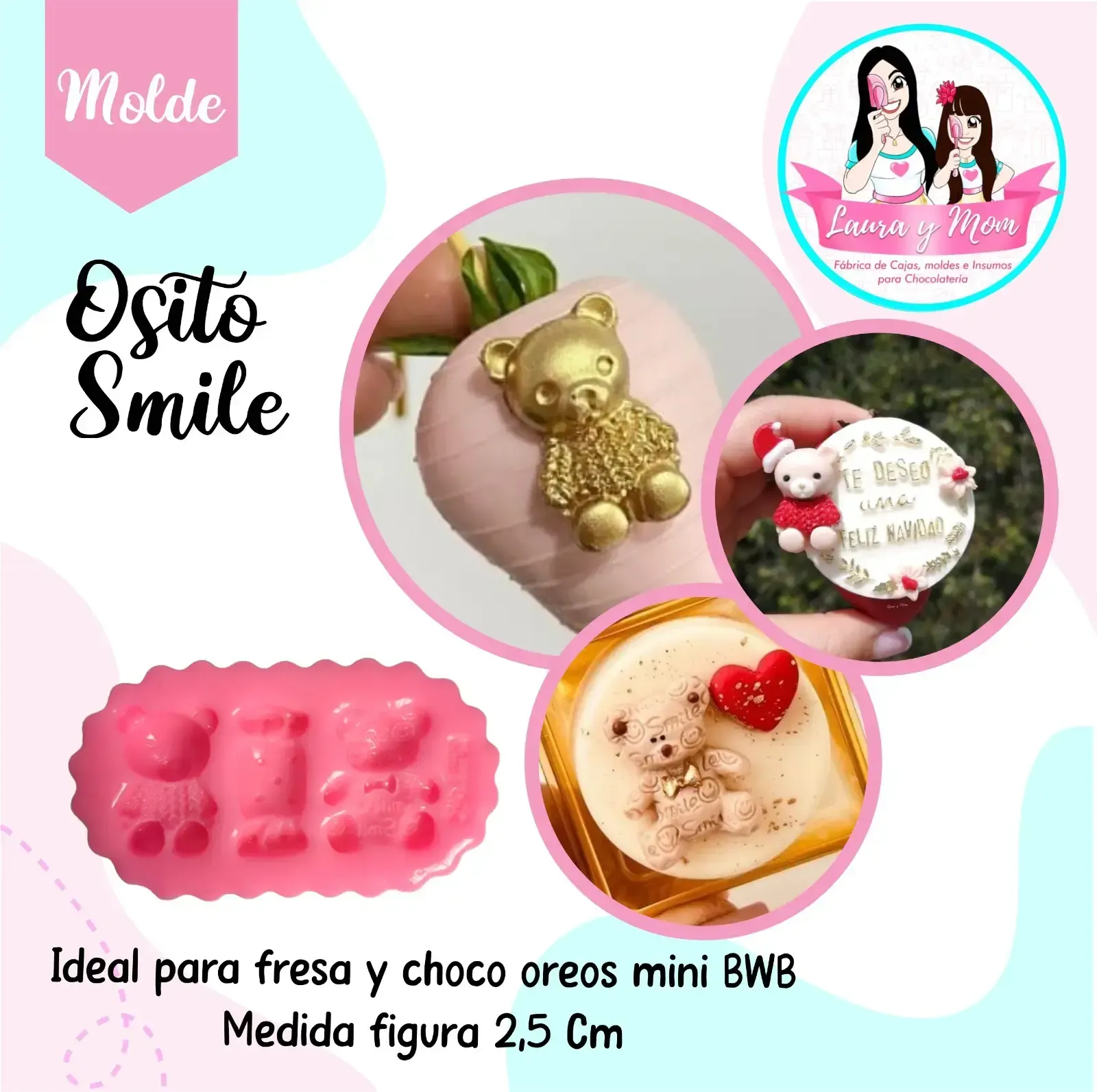 Molde Osito smil pequño
