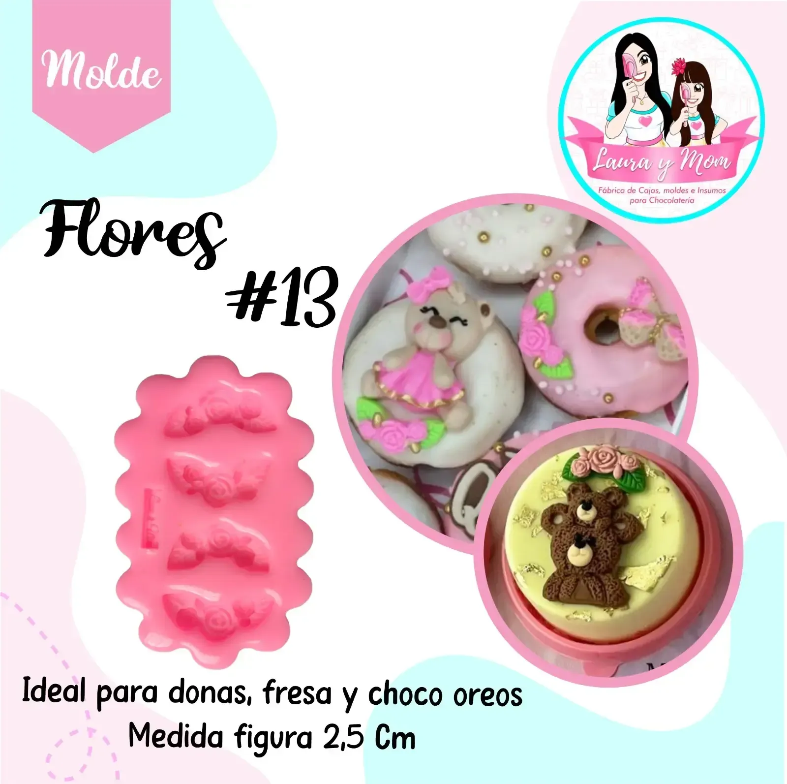 Molde Flores #13