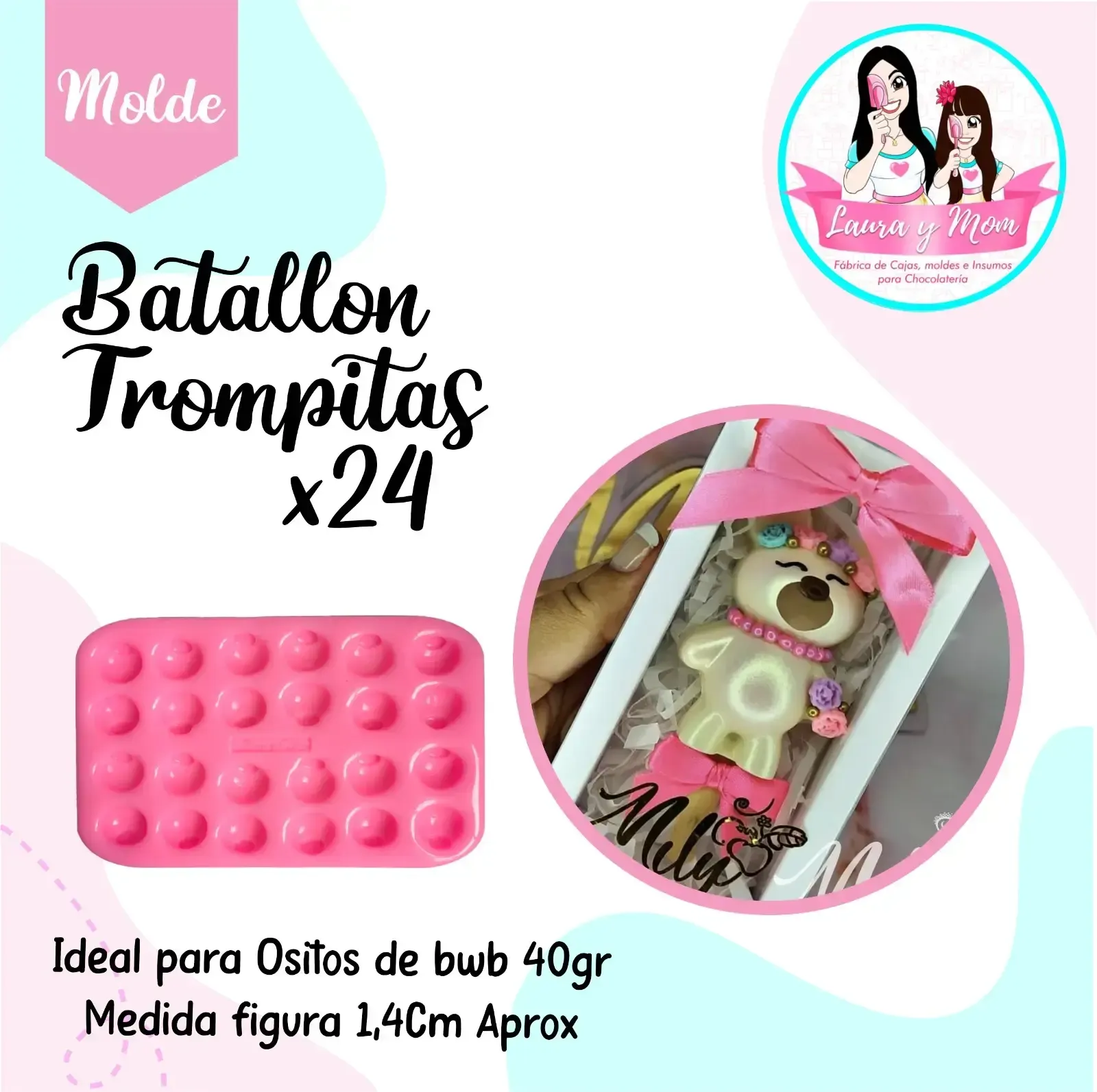 Molde batallón Trompitas x24