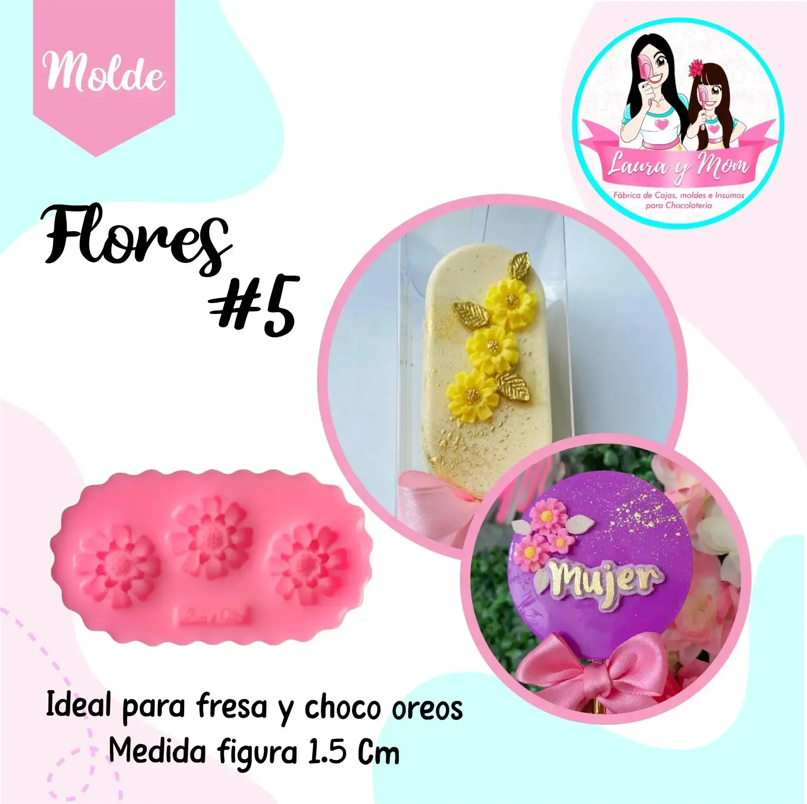 Molde Flores #5