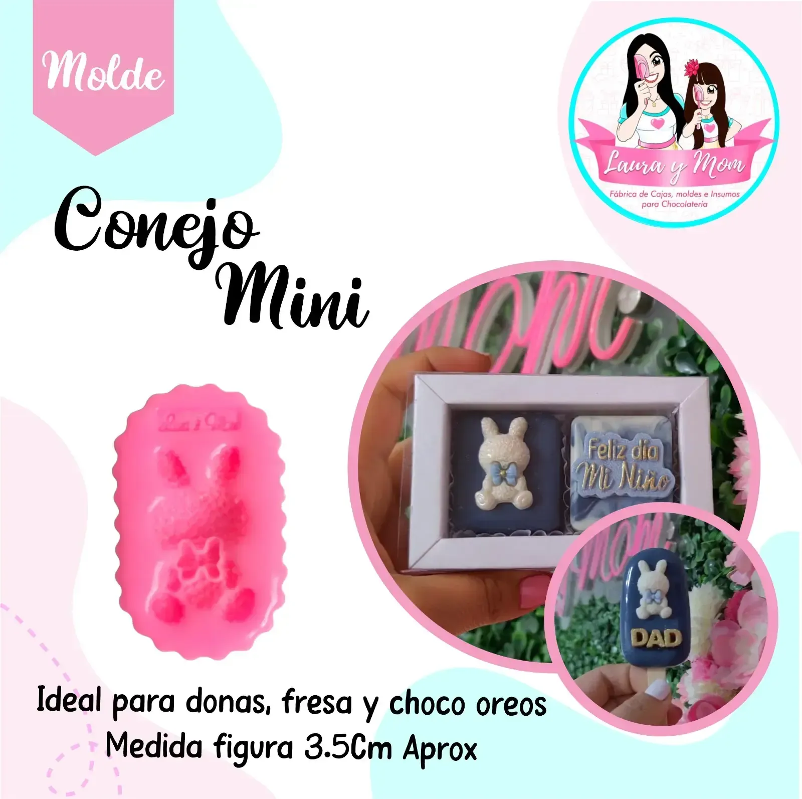 Molde Conejito mini