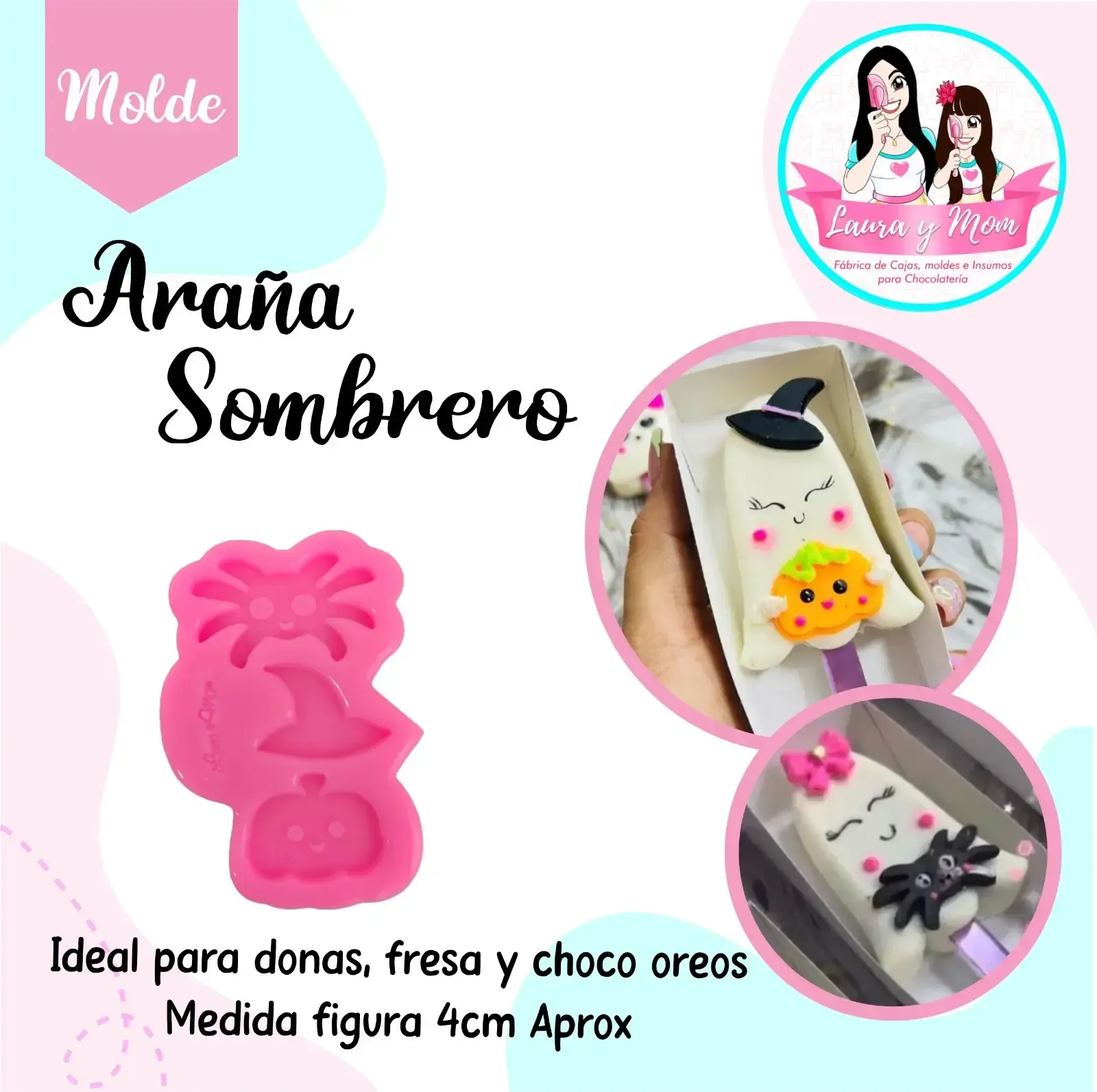 Molde Araña Sombrero