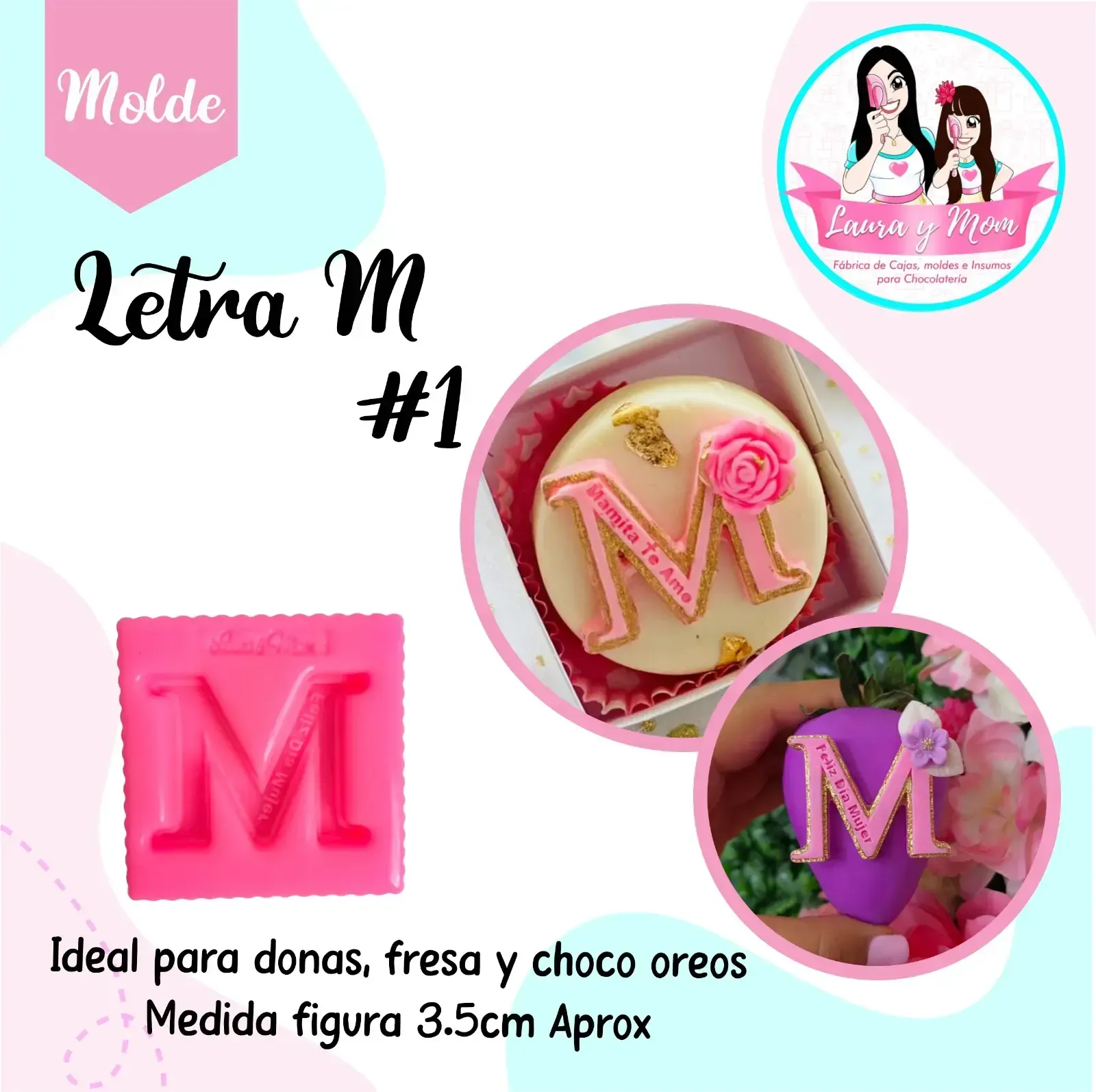Letra M Mujer 3.5