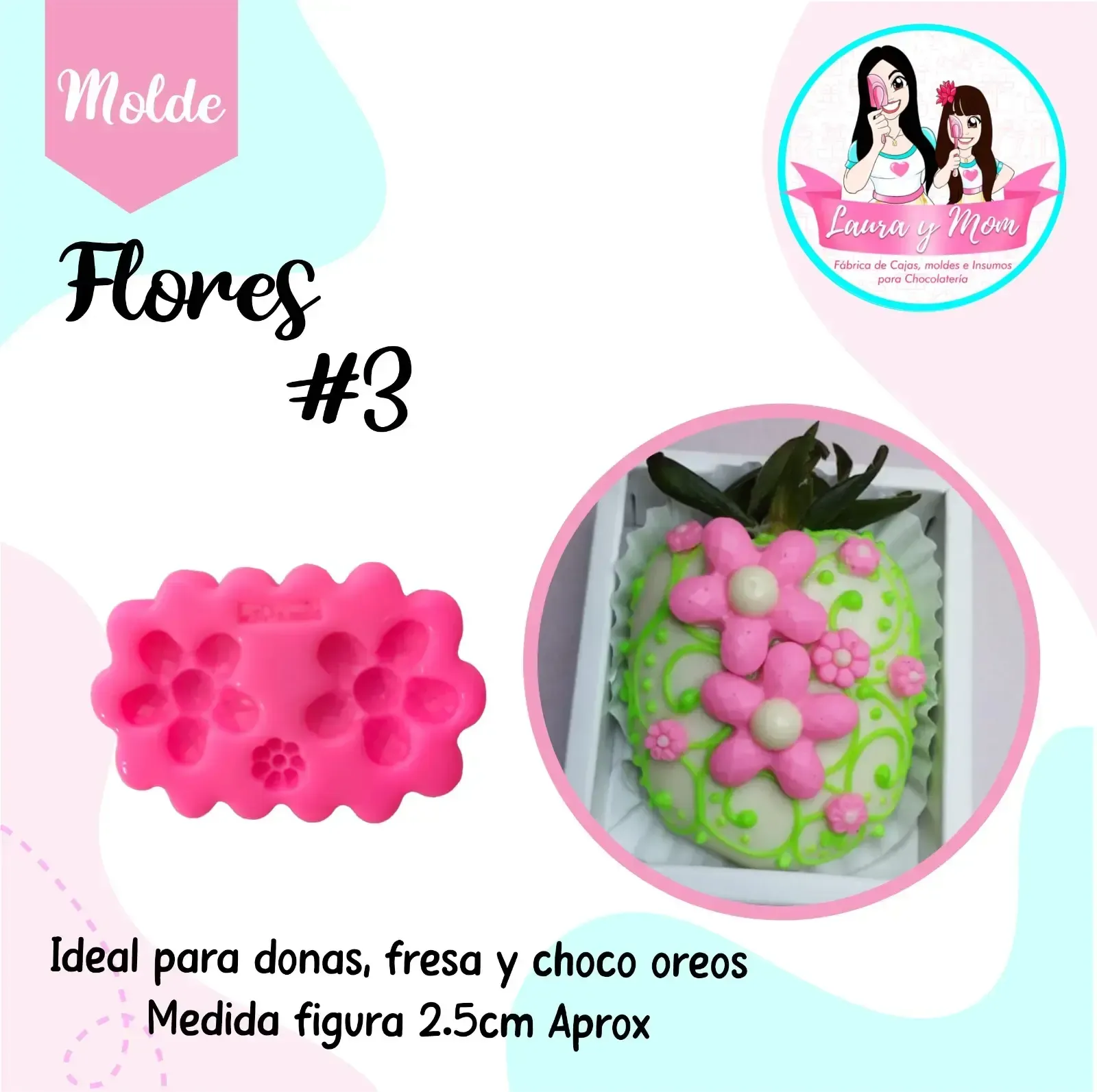 Molde Flores #3 