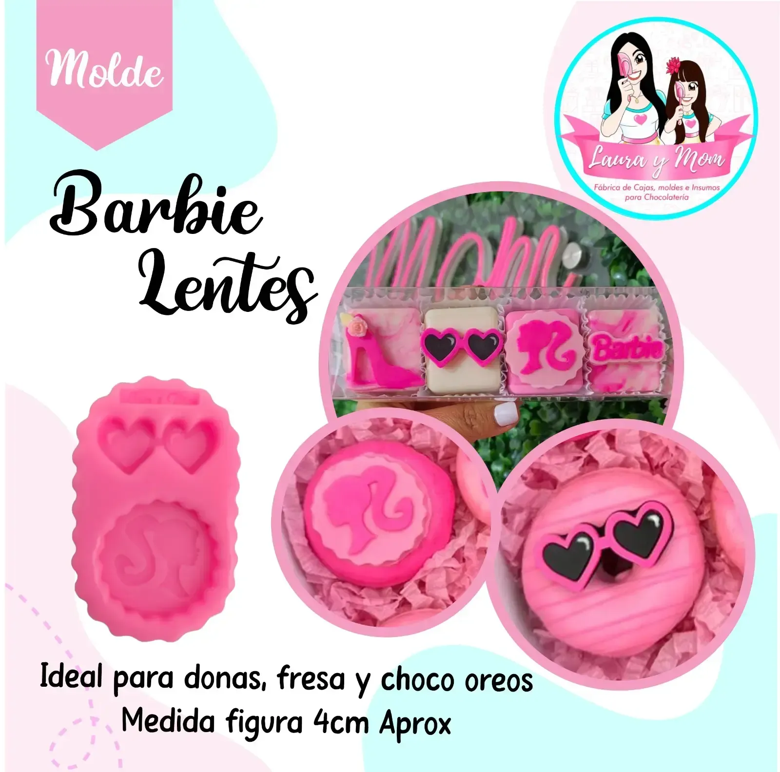 Molde Lentes Barbie