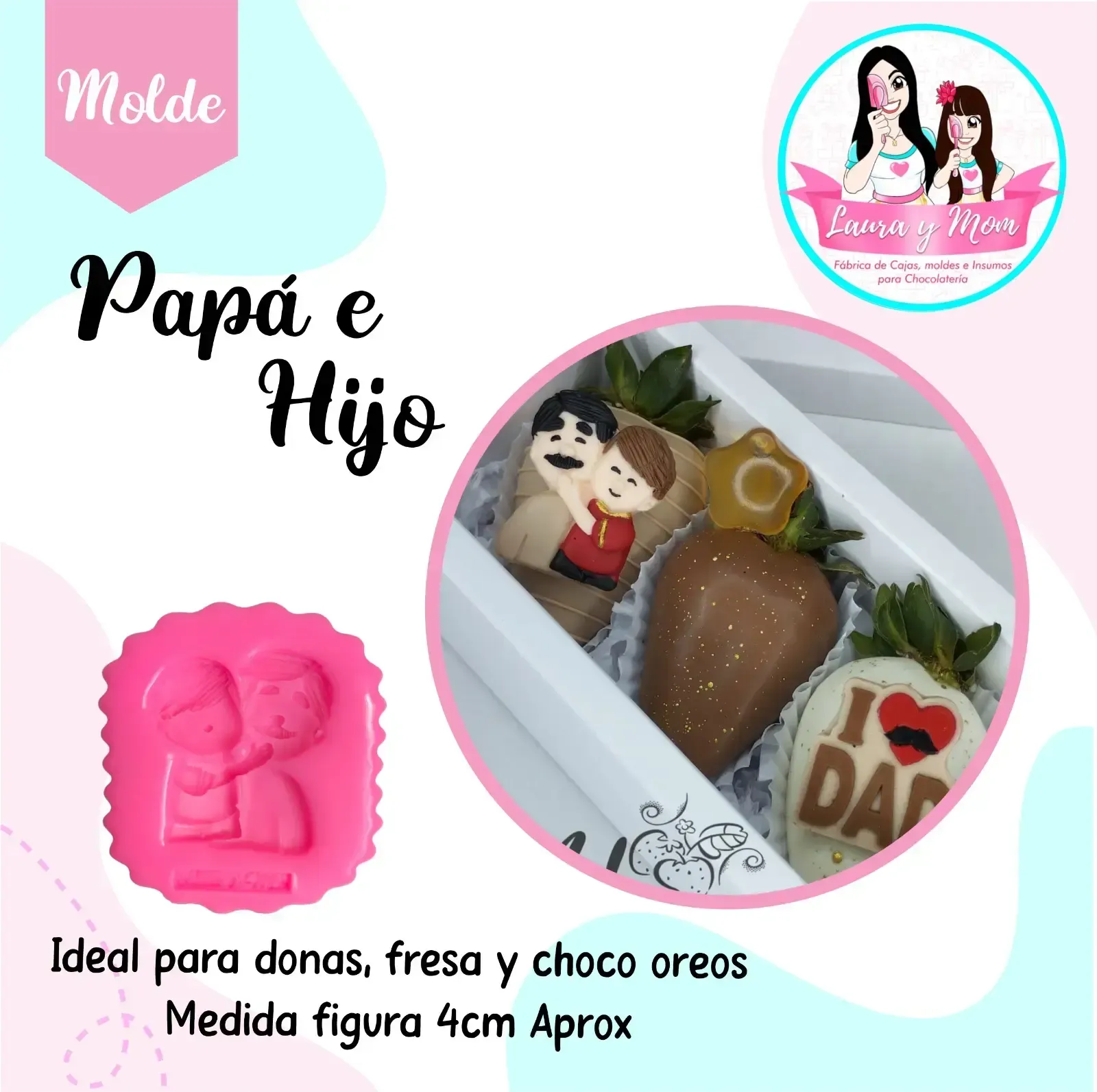 Molde Papá e Hijo