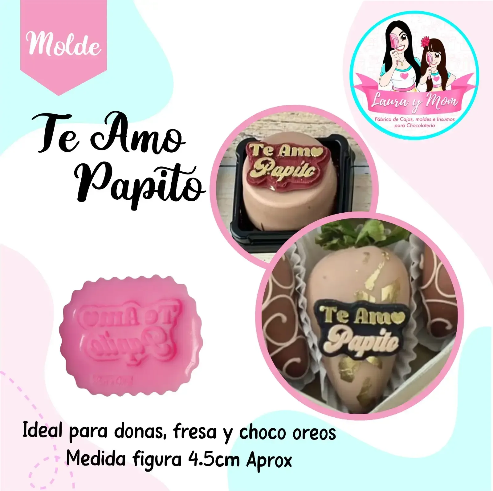 Molde Te amo Papito