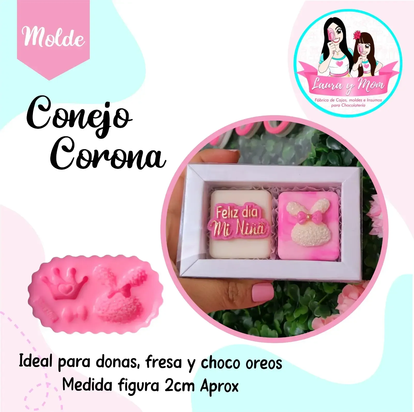 Molde Conejo Corona