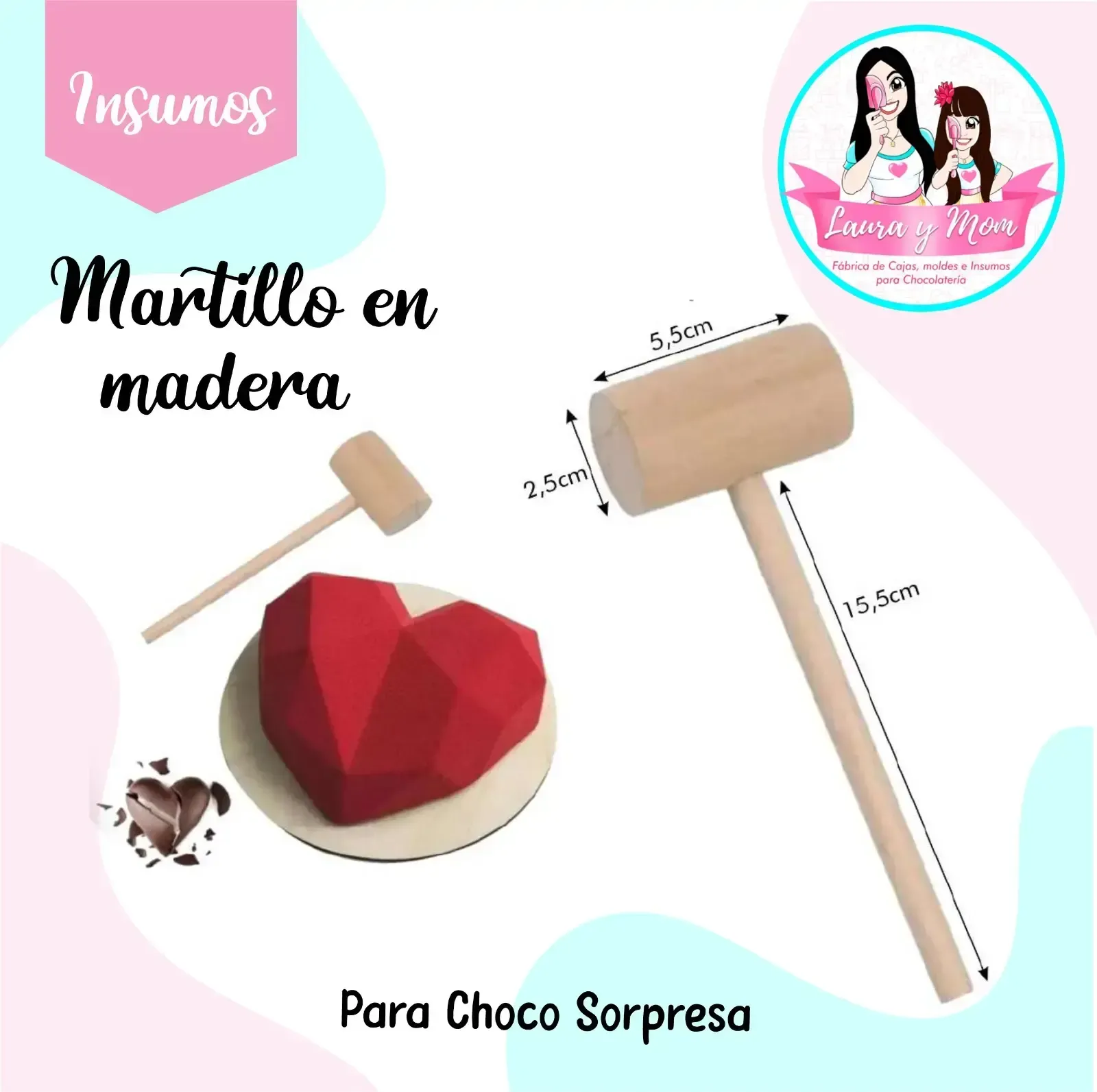 Martillo en madera 