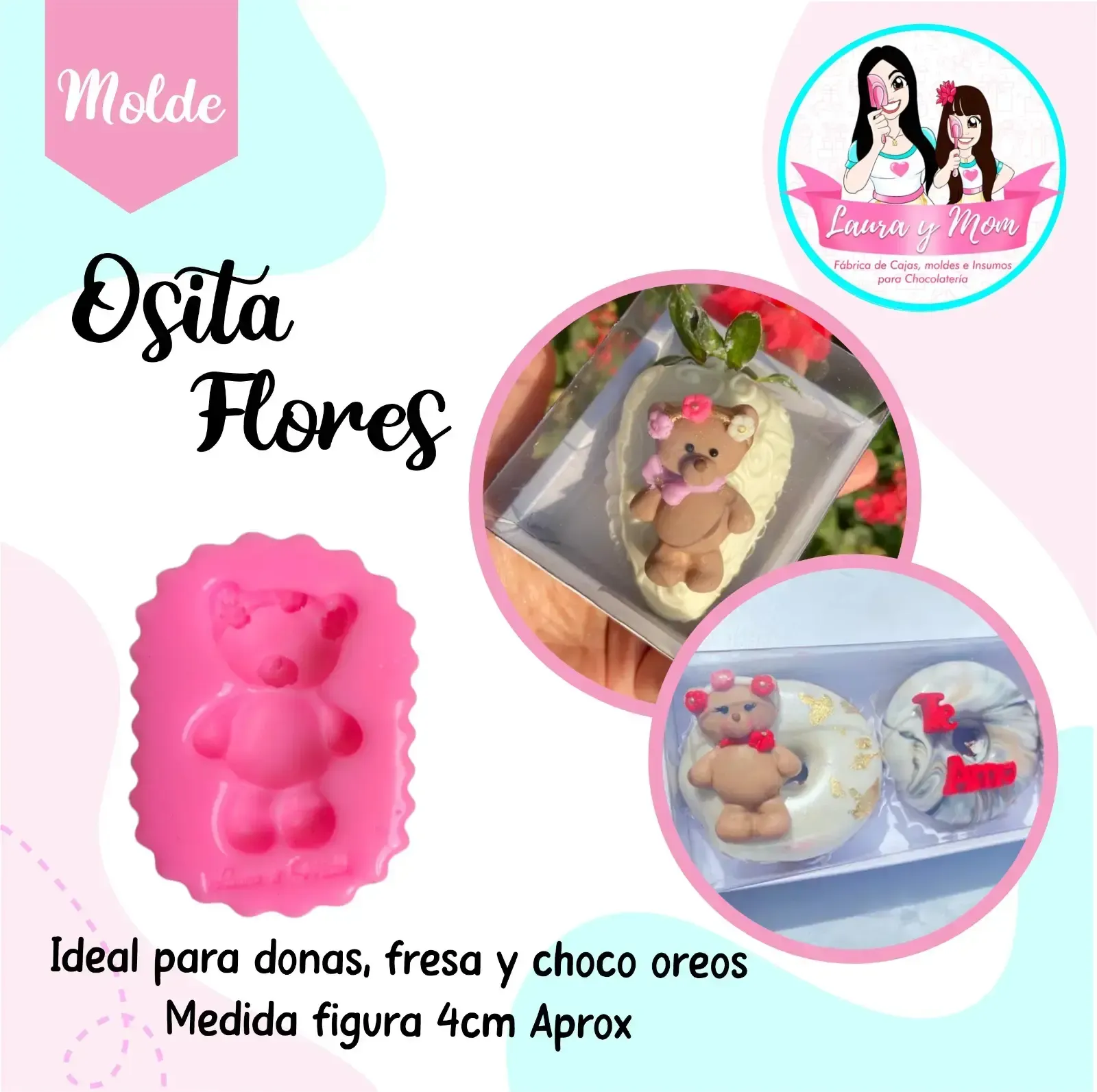 Molde Osita Flores 