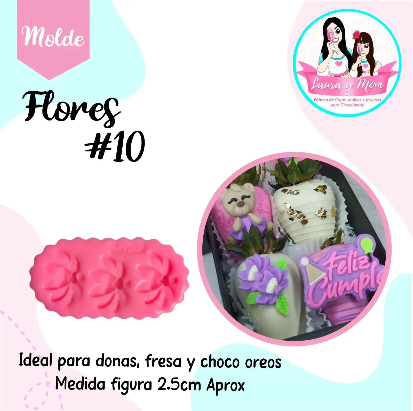 Molde Flores #10