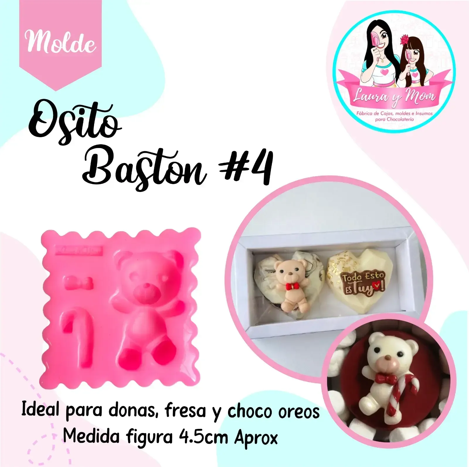 Osito Bastón #4 