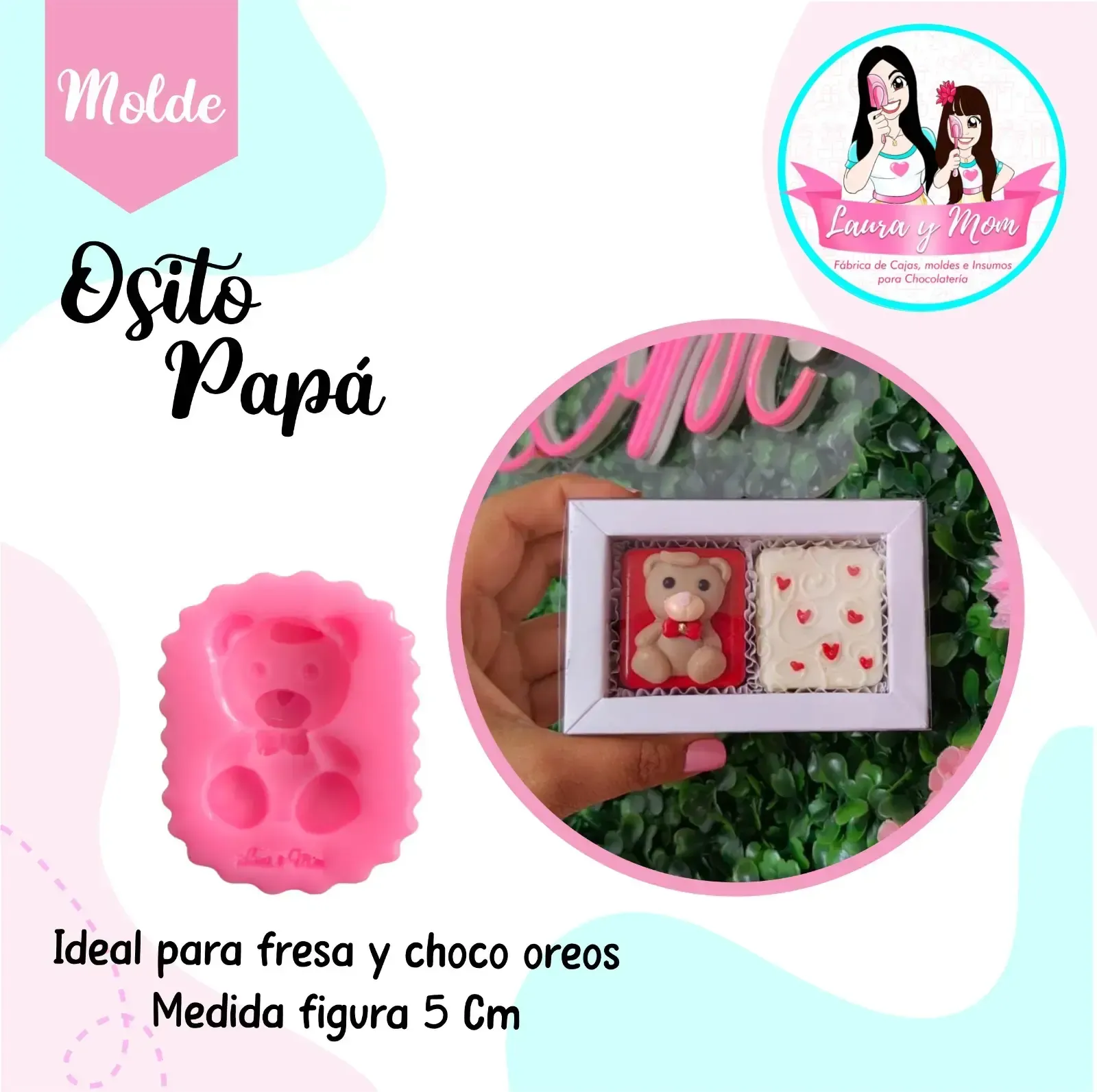 Molde Osito Papá